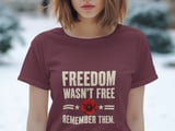 Freedom Wasn't Free Poppy Tee thumbnail 5