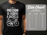Freedom Is Riding a Bicycle | Step-Thru Cruiser Bike T-Shirt thumbnail 15