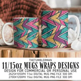 Digital Pattern, Geometric Design, Abstract, Triangle Pattern, Texture, Digital Bundle, Commercial Use, Printable Art, Graphic Design thumbnail 4