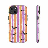 Spooky Cute Bat & Star Phone Case | Pastel Goth Halloween Striped Tote Bag | Y2K Grunge Aesthetic Fall Accessory thumbnail 18