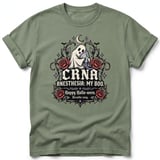 CRNA Anesthesia Ghost Halloween Tee thumbnail 8