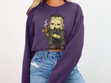 Tired Monster Coffee and Cat Tee or Sweatshirt thumbnail 15