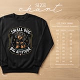 Small Dog Big Attitude Dachshund Tee thumbnail 9