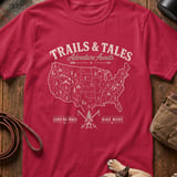 Trails & Tales Adventure Map Tee thumbnail 4