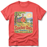 Teacher Dots ~ Comfort Colors Premium Tee thumbnail 3