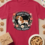 Piebald Doxie Dog Mama T-Shirt thumbnail 4