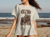 Except Bears Bears Will Kill You Tee thumbnail 5