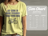 Knee Surgery T-Shirt, Titanium Knee, Funny Recovery Gift, Cyclist Tee, Cycling Humor, Post Surgery Tee, Bike Lover Gift, Cycling Fan Apparel thumbnail 2