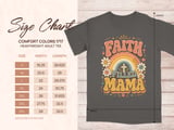 Faith Filled Mama Retro Christian Design | Groovy Rainbow Cross Digital Graphic | Vintage Style Spiritual Other thumbnail 11