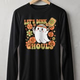 Pickleball Sport-Tek Long Sleeve Tee, Let's Dink Ghouls, Sun Shield Shirt thumbnail 1