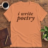 I Write Poetry Softstyle Tee thumbnail 9
