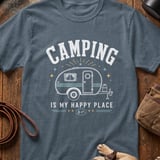 My Happy Place Camper T-Shirt thumbnail 3