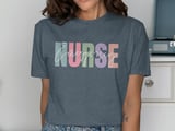 Emergency Nurse Pastel Graphic Tee thumbnail 11