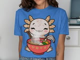 Kawaii Axolotl Ramen Feast T-Shirt thumbnail 10