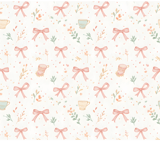 Digital Pattern, Seamless Pink Bows, Tea Cup Pattern, Macaron Pattern, Floral, Digital Bundle, Commercial Use, Tea Party Pattern, Print thumbnail 8