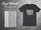 Dogs Over People Funny T-Shirt for Pet Owners | Cute Dog Mom Dad Gift Tee | Distressed Text Graphic T-Shirt thumbnail 7