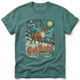 Gogh Reindeer ~ Comfort Colors Premium Tee thumbnail 8