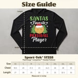 Pickleball Sport-Tek Performance Hood, Santas Favorite Pickleball Player, Lightweight Hoodie thumbnail 8