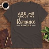 Ask Me About My Romance Books Softstyle Tee thumbnail 2