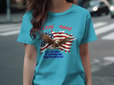 250 Years American Independence T-Shirt, Patriotic Bald Eagle 1776-2026 USA Flag Fourth of July Celebration Tee thumbnail 5