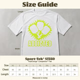 Pickleball Sport-Tek Performance Tee, Addicted Triple Paddle Graphic, Moisture Wicking Court Apparel thumbnail 12