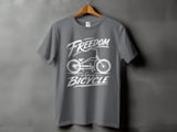 Freedom Is Riding a Bicycle | Stretch Cruiser T-Shirt thumbnail 8