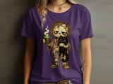 Tired Zombie and Black Cat Tee or Sweatshirt thumbnail 10