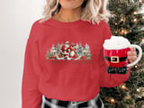 Black Santa and Mrs Claus PNG Clipart, African American Merry Christmas Graphic, Vintage Winter Holiday Sublimation Art Digital Download thumbnail 16