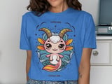 Cute Capricorn Axolotl Zodiac Graphic Tee thumbnail 10