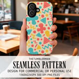 Digital Pattern, Geometric Digital Pattern, Digital Bundle Pattern, Doodle Pattern, Digital Shapes Pattern, Abstract Pattern, Fun Pattern thumbnail 6