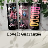 20oz Skinny Tumbler with Straw, Rhino Gamer Tumbler, VR Gaming Cup, Video Game Gift for Boys and Teens thumbnail 9