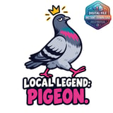 Local Legend Pigeon Digital Mug Wrap thumbnail 2