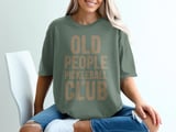 Pickleball Comfort Colors Shirt, Old People Pickleball Club, Vintage Graphic Tee for Pickleball Players thumbnail 6