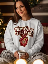 New Valve Full Heart T-Shirt: Anatomical Gear Design, Heart Surgery Recovery, Cardiac Survivor thumbnail 1