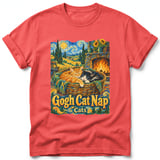 Gogh Cat Nap ~ Comfort Colors Premium Tee thumbnail 3