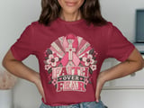Faith Over Fear Pink Ribbon Tee thumbnail 2