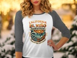 California El Nino Survivor Long Sleeve Tee thumbnail 2