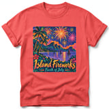 Island Fireworks ~ Comfort Colors Premium Tee thumbnail 3