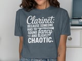 Clarinet: Fancy & Chaotic T-Shirt thumbnail 11