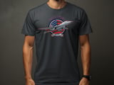 B-1 Lancer T-Shirt, Military Bomber Jet Shirt, Patriotic Air Force Graphic Tee, Aviation Geek Apparel, The Bone Bomber Plane Gift for Him thumbnail 3