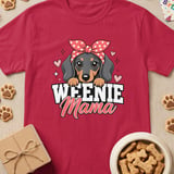Weenie Mama Dachshund Tee thumbnail 4