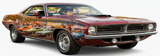 Classic Car 40oz Tumbler Wrap Design, Vintage Red Muscle Car Sublimation Digital File, Car Show Auto Lover Gift for Him thumbnail 14