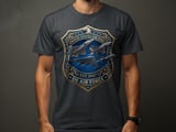 US Air Force T-Shirt, Patriotic Military Veteran Gift, F-22 F-35 B-2 MQ-9 Aviation Enthusiast Tee, American Airman USAF Shirt thumbnail 4