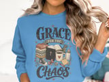 Grace For The Chaos Other, Christian New Mom Gift, Faith Baby Shower, Cozy Parenthood Design, Distressed Scripture Art thumbnail 14