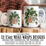 Whimsical Potted Plant Mug Digital thumbnail 1