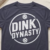 Pickleball Sport-Tek Performance Tee, Dink Dynasty, Moisture-Wicking Athletic Pickleball Court Apparel thumbnail 9