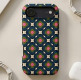 Retro Mod Floral MagSafe® Phone Case thumbnail 4