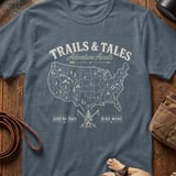 Trails & Tales Adventure Map Tee thumbnail 3
