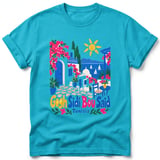Gogh Sidi Bou Said ~ Comfort Colors Premium Tee thumbnail 5