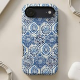 Blue Mediterranean Tile MagSafe® Phone Case thumbnail 4